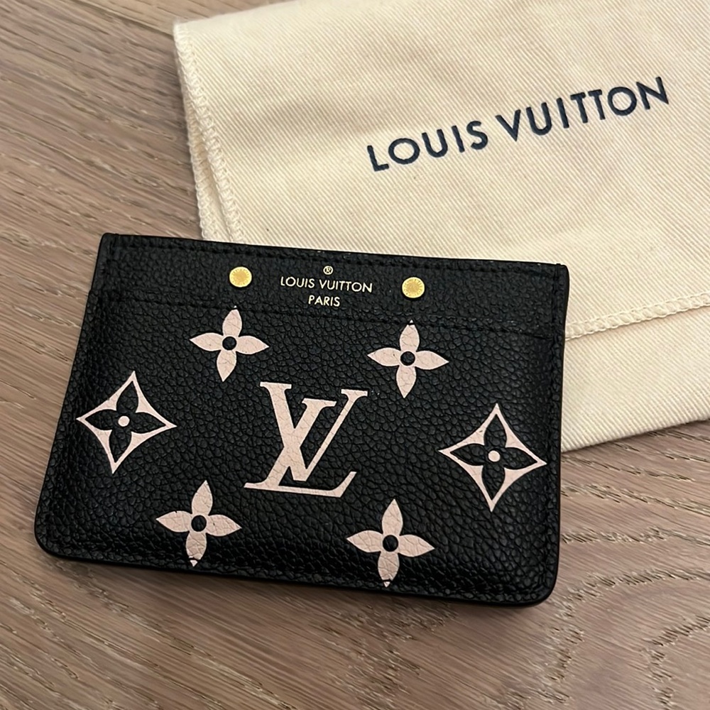 LV Monogram Empreinte Bicolor Cardholder